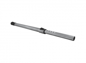 Telescopic wand with button lock - Stainless steel - 25 in. to 41 in. (64-104 cm)