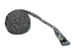 Padded hose cover with full-lengh zipper - Gray - 30 ft. (9.14 m)